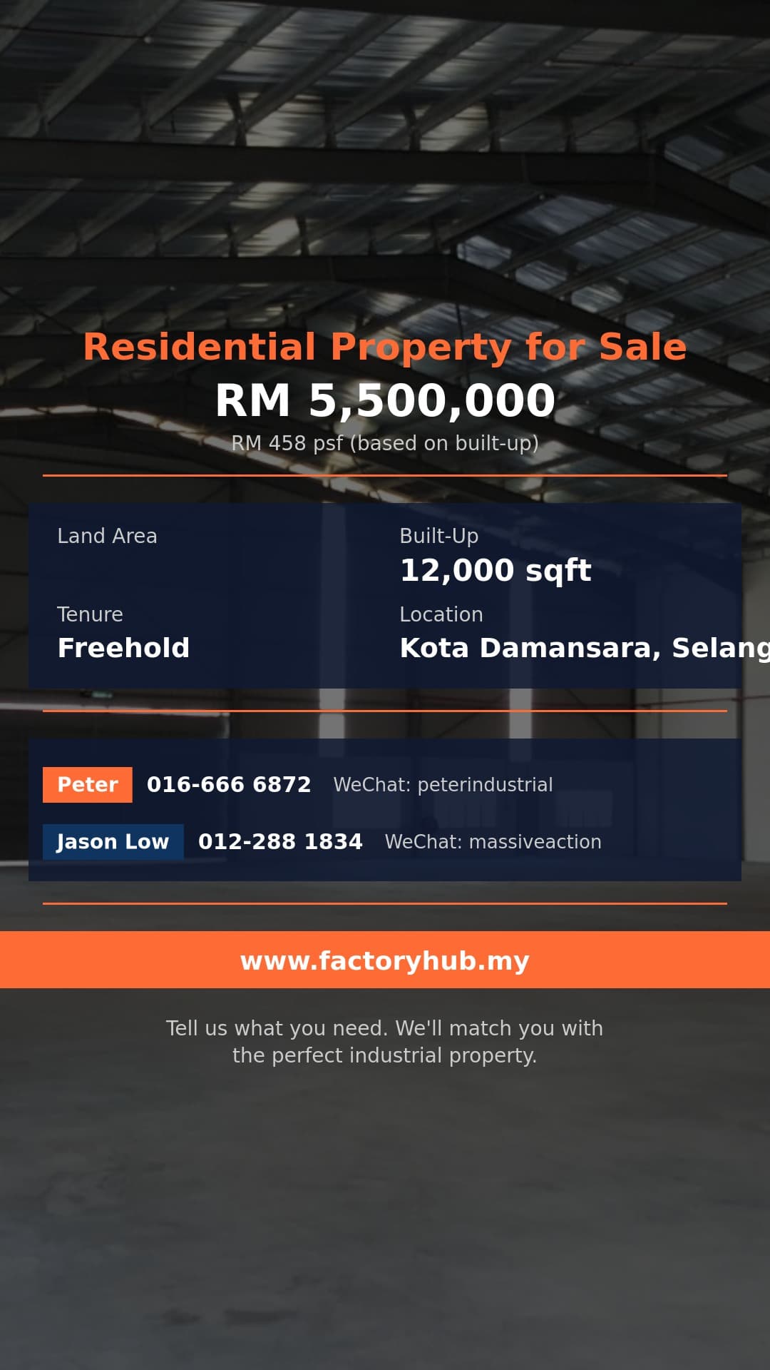 Residential For Sale - Kota Damansara Freehold Bungalow for Sale – RM5.5M 12000sf - Kota Damansara, Selangor