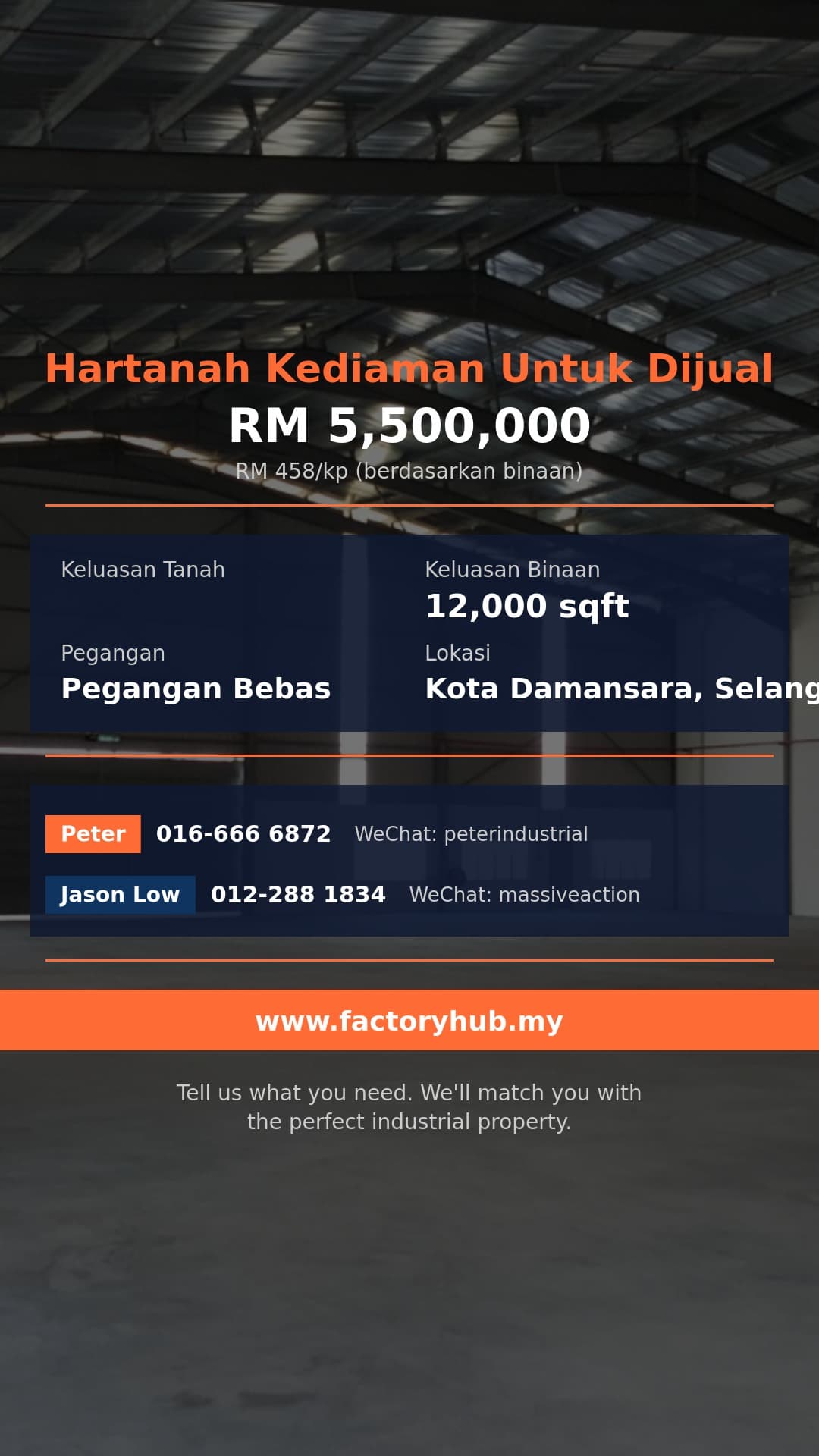 Kediaman Untuk Dijual - Kota Damansara Banglo Pegangan Bebas untuk Dijual – RM5.5J 12000kp - Kota Damansara, Selangor