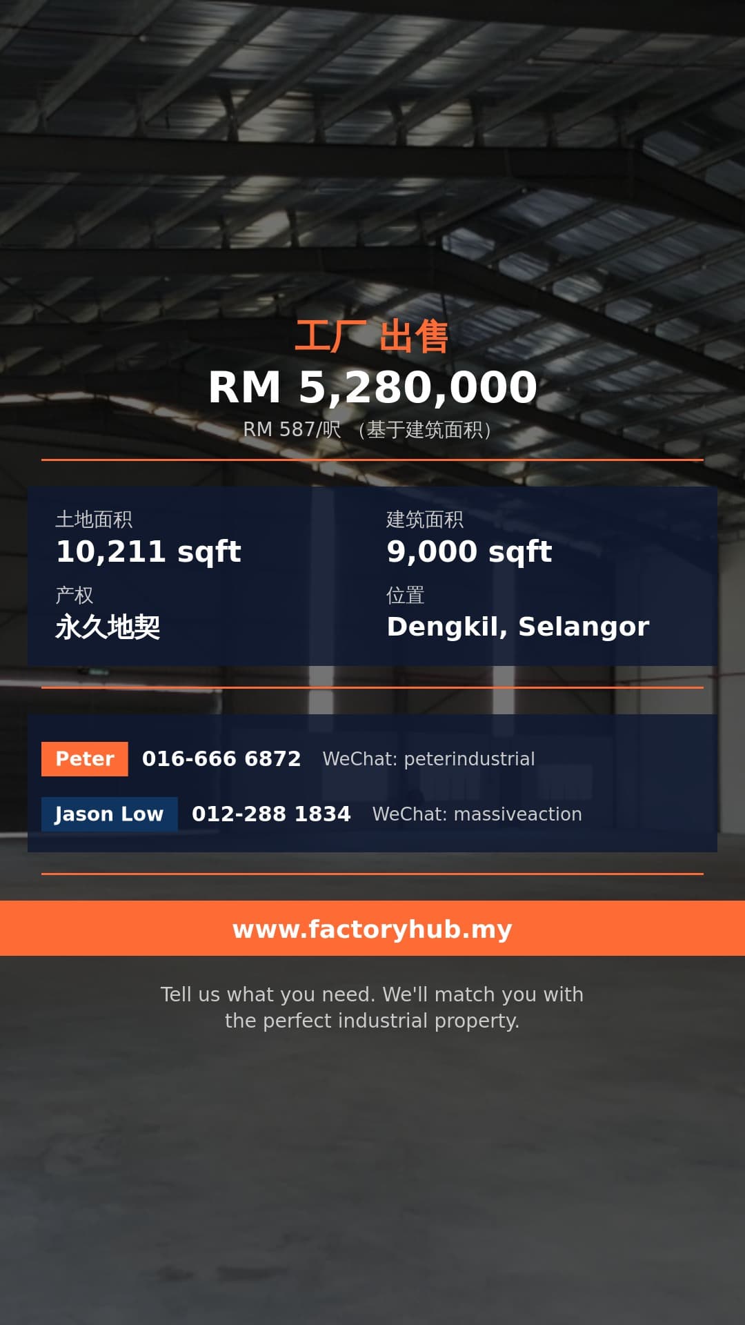 工厂 出售 - 永久地契登基Bandar Serenia半独立式工厂出售 - Dengkil, Selangor