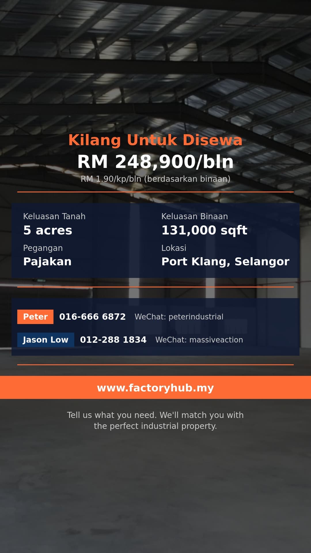 Kilang Untuk Disewa - Kilang Berasingan Untuk Disewa di Klang, North Port - Port Klang, Selangor Kilang Untuk Disewa - Kilang Berasingan Untuk Disewa di Klang, North Port - Port Klang, Selangor