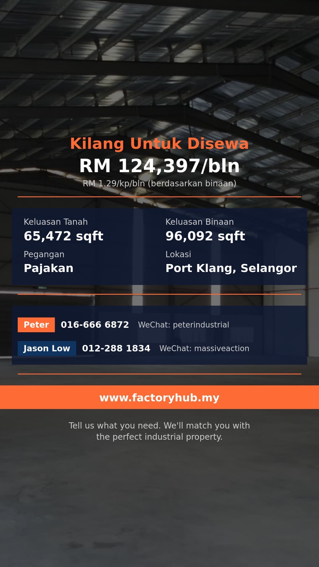 Kilang Untuk Disewa - Kilang Untuk Disewa di Pelabuhan Klang, Selangor | 96,092 kaki persegi - Port Klang, Selangor Kilang Untuk Disewa - Kilang Untuk Disewa di Pelabuhan Klang, Selangor | 96,092 kaki persegi - Port Klang, Selangor