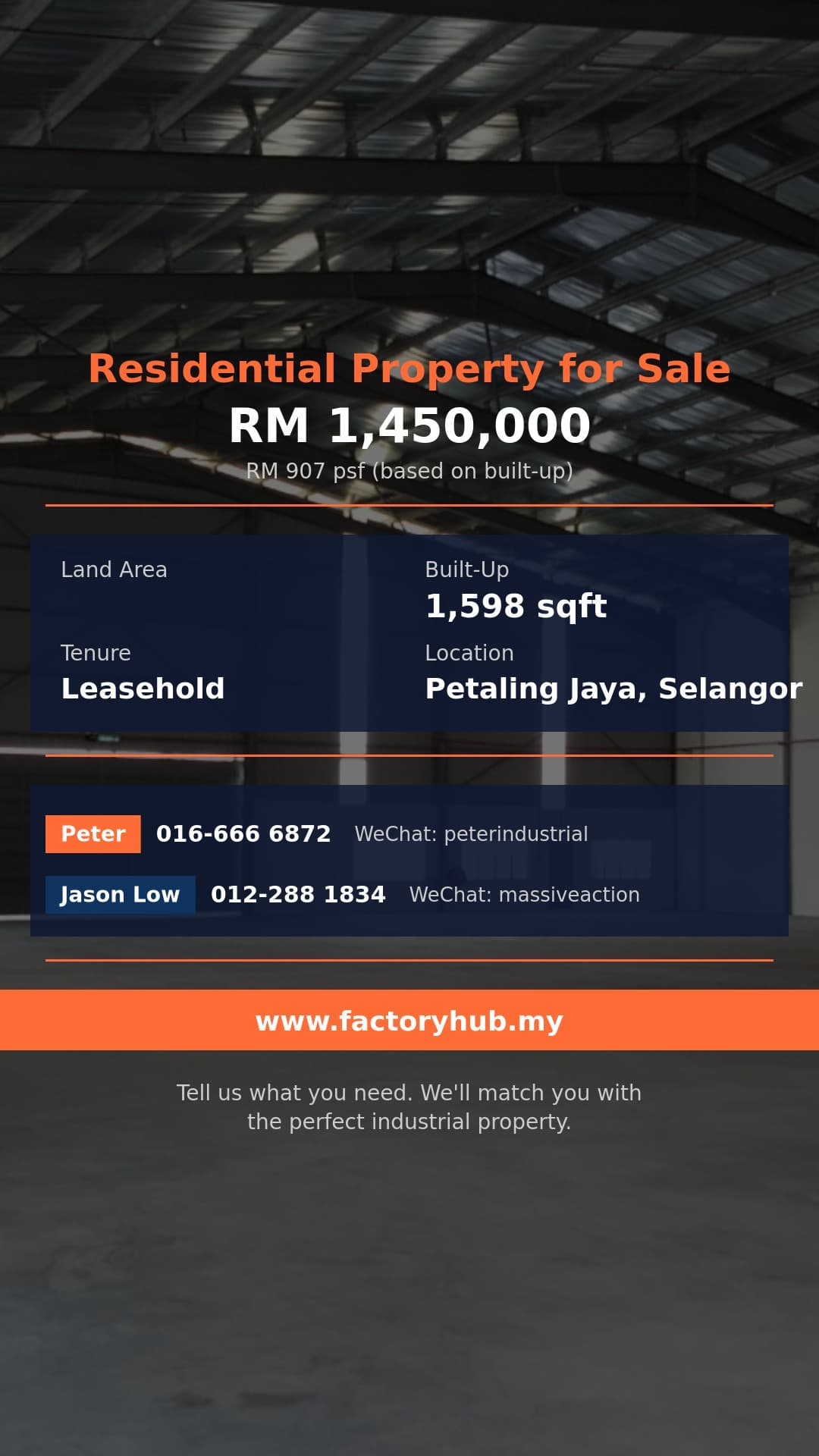 Residential For Sale - RM1.45M Service Residence for Sale in Sunway Serene, Petaling Jaya – 1598sf - Petaling Jaya, Selangor