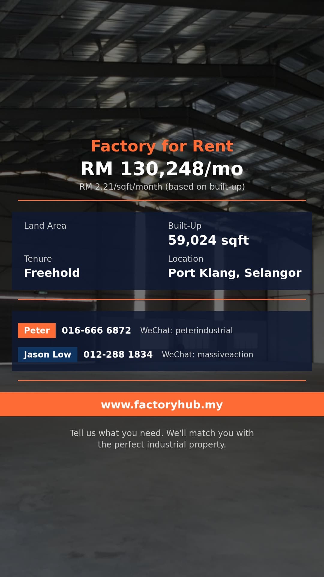 Factory For Rent - Warehouse for Rent in Klang – RM130K/mo 59024sf - Port Klang, Selangor