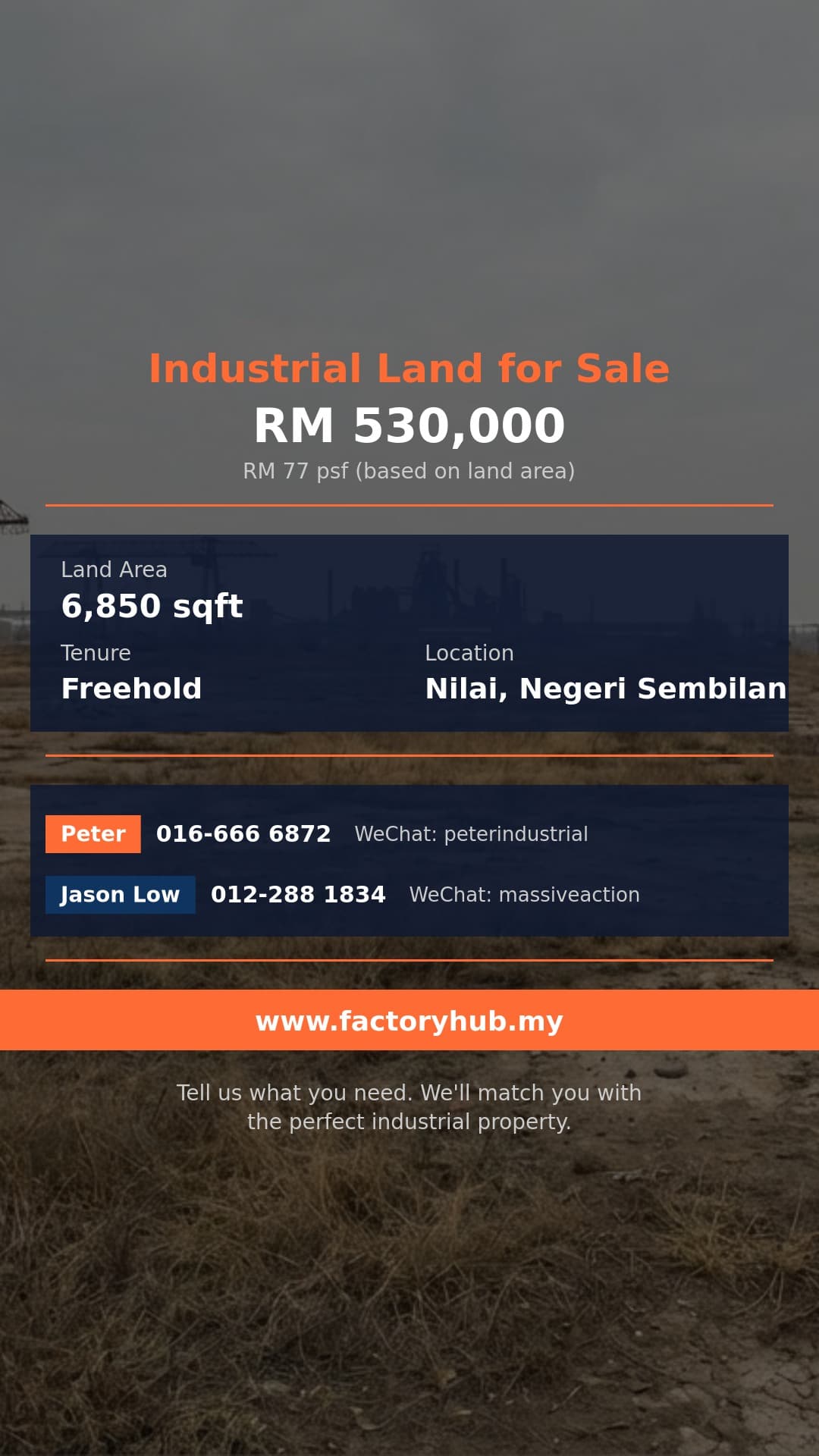 Land For Sale - RM530K Freehold Land for Sale in Kasturi Heights, Nilai – 6850sf - Nilai, Negeri Sembilan Land For Sale - RM530K Freehold Land for Sale in Kasturi Heights, Nilai – 6850sf - Nilai, Negeri Sembilan