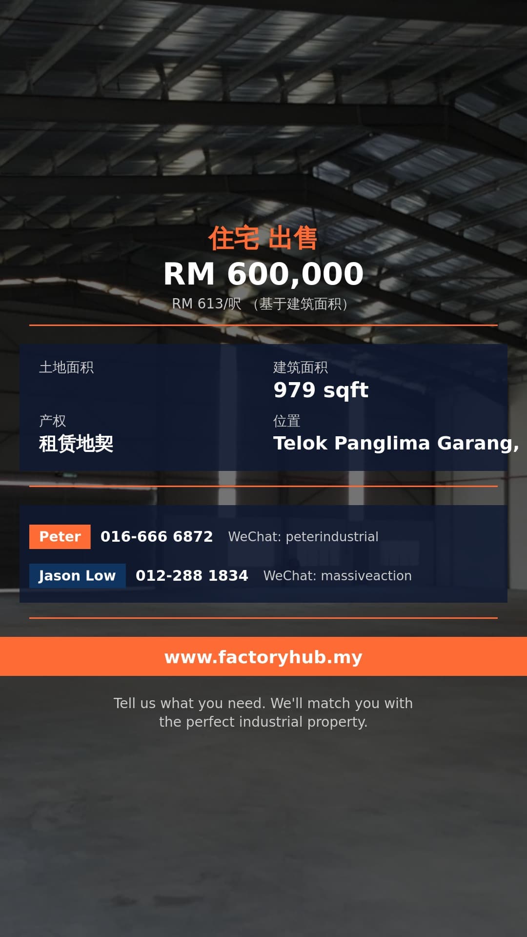 住宅 出售 - 雪兰莪Telok Panglima Garang公寓出售 – RM60万 979呎 - Telok Panglima Garang, Selangor
