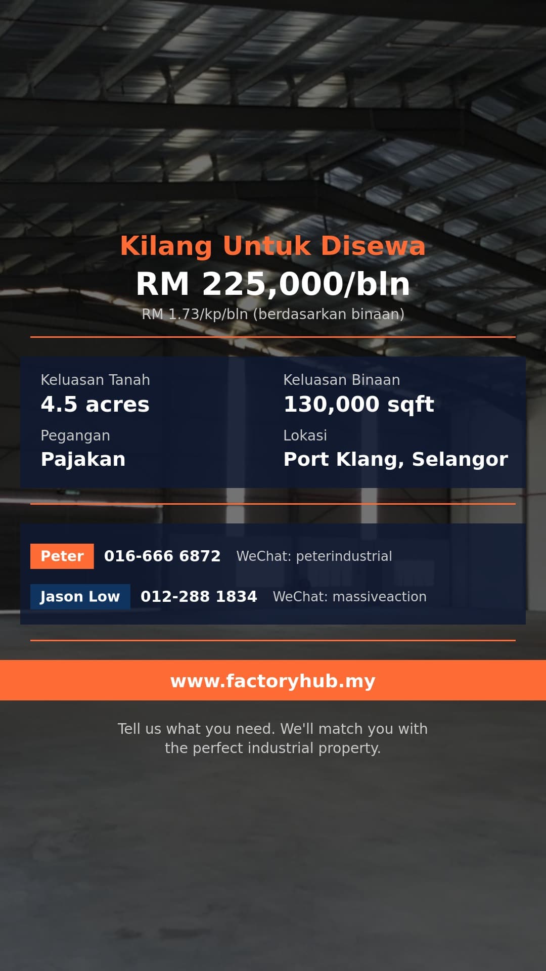 Kilang Untuk Disewa - Kilang Berasingan Untuk Disewa di Pelabuhan Utara, Pelabuhan Klang - Port Klang, Selangor Kilang Untuk Disewa - Kilang Berasingan Untuk Disewa di Pelabuhan Utara, Pelabuhan Klang - Port Klang, Selangor
