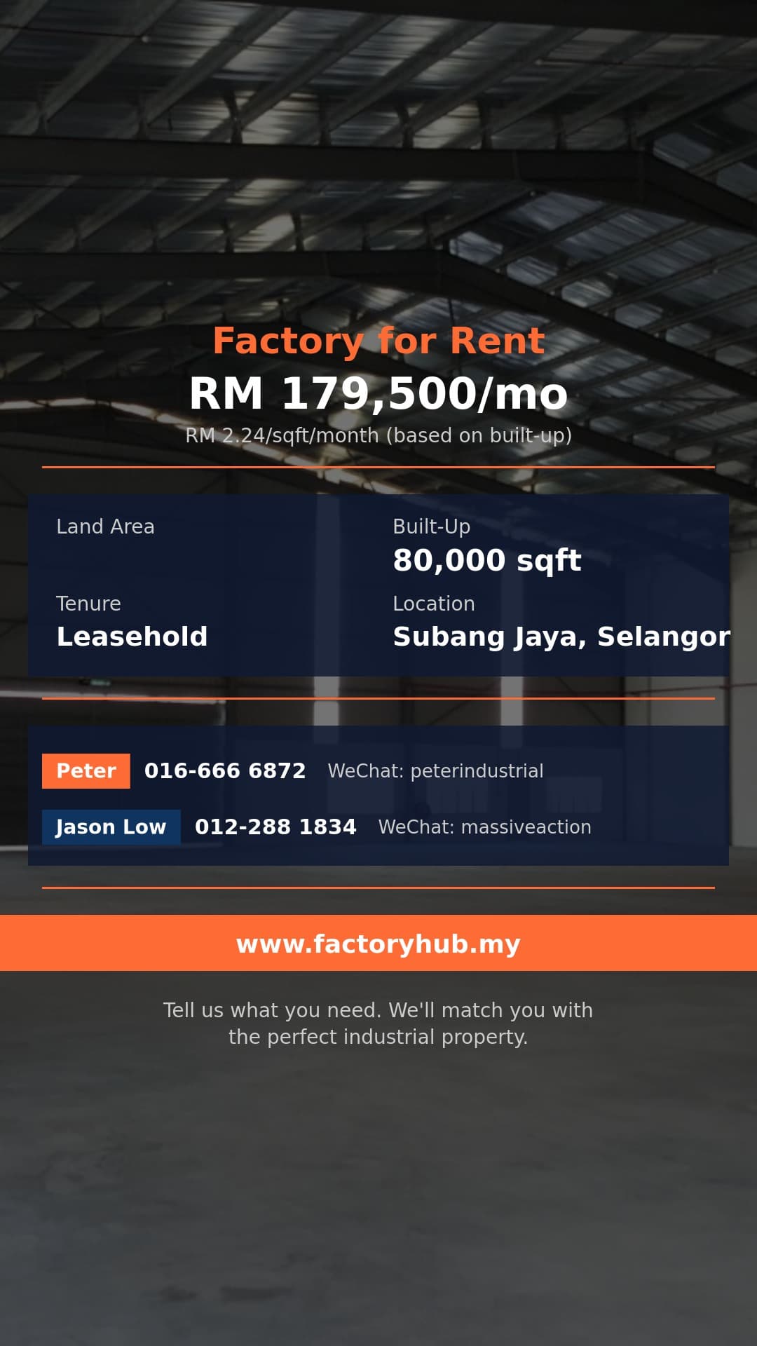 Factory For Rent - Huge Warehouse for Rent in Taman Perindustrian Subang, Subang Jaya - Subang Jaya, Selangor