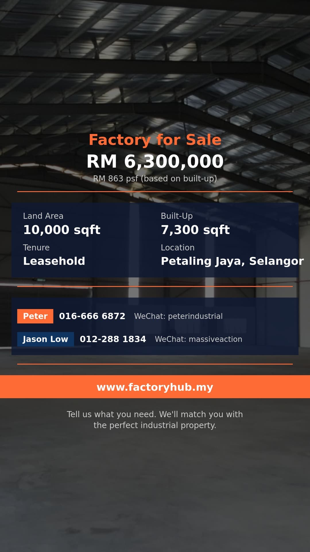 Factory For Sale - Semi-D Factory for Sale in PJS 5, Petaling Jaya - Petaling Jaya, Selangor