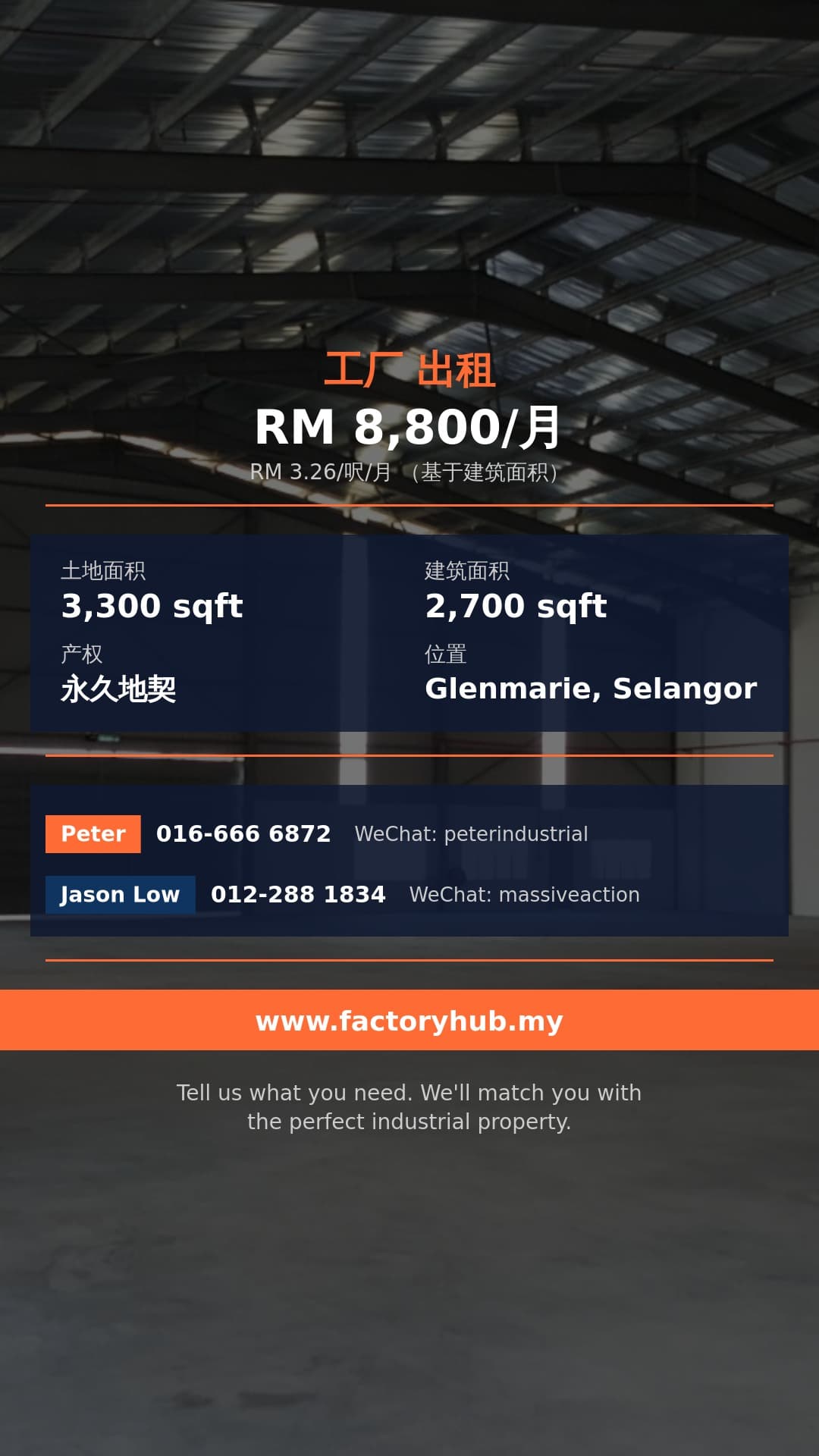 工厂 出租 - 雪兰莪Glenmarie排屋式工厂出租 – RM8.8K/月 2700呎 - Glenmarie, Selangor 工厂 出租 - 雪兰莪Glenmarie排屋式工厂出租 – RM8.8K/月 2700呎 - Glenmarie, Selangor