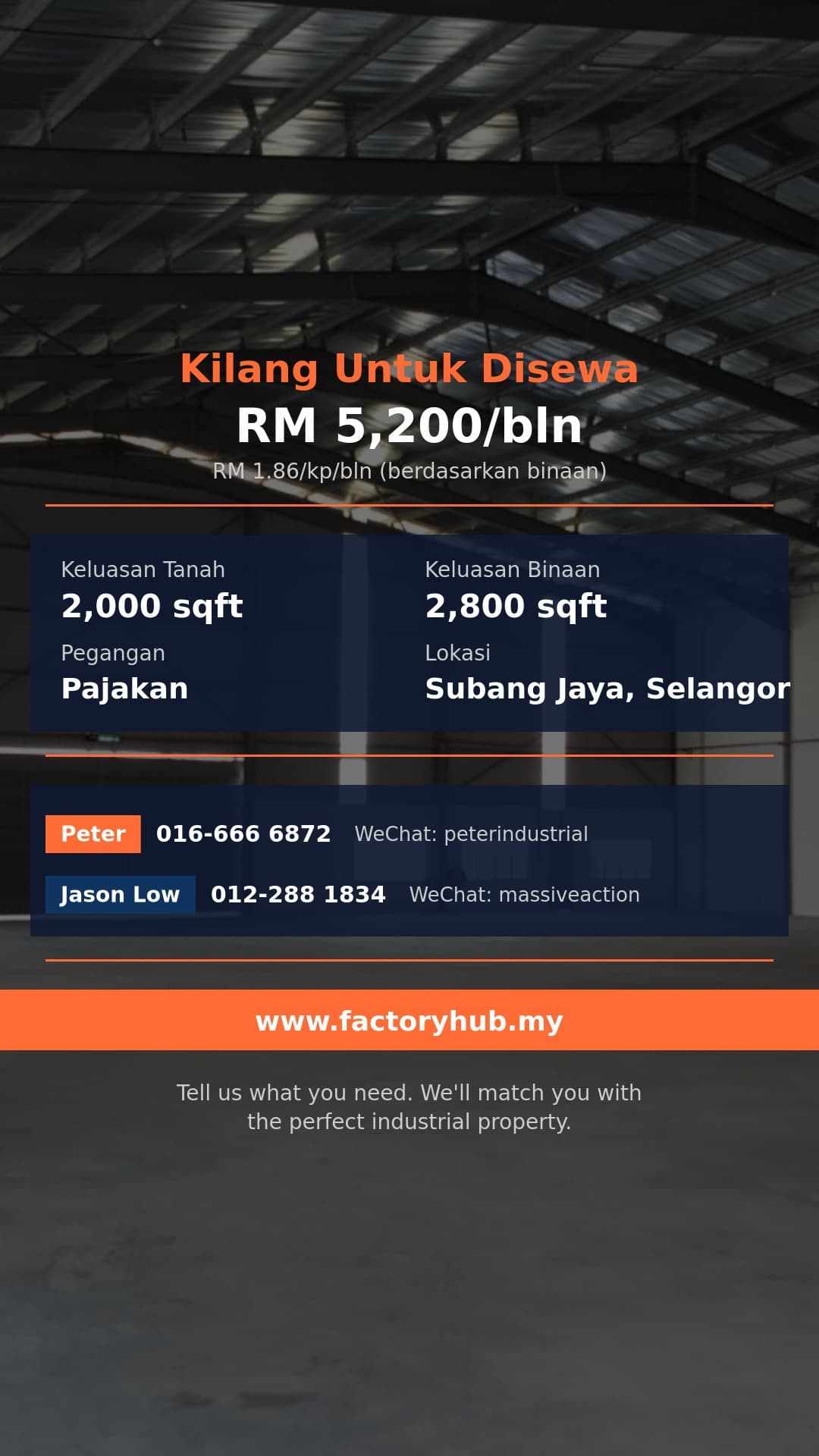 Kilang Untuk Disewa - Kilang Teres Untuk Disewa di Subang Jaya, Selangor - Subang Jaya, Selangor Kilang Untuk Disewa - Kilang Teres Untuk Disewa di Subang Jaya, Selangor - Subang Jaya, Selangor