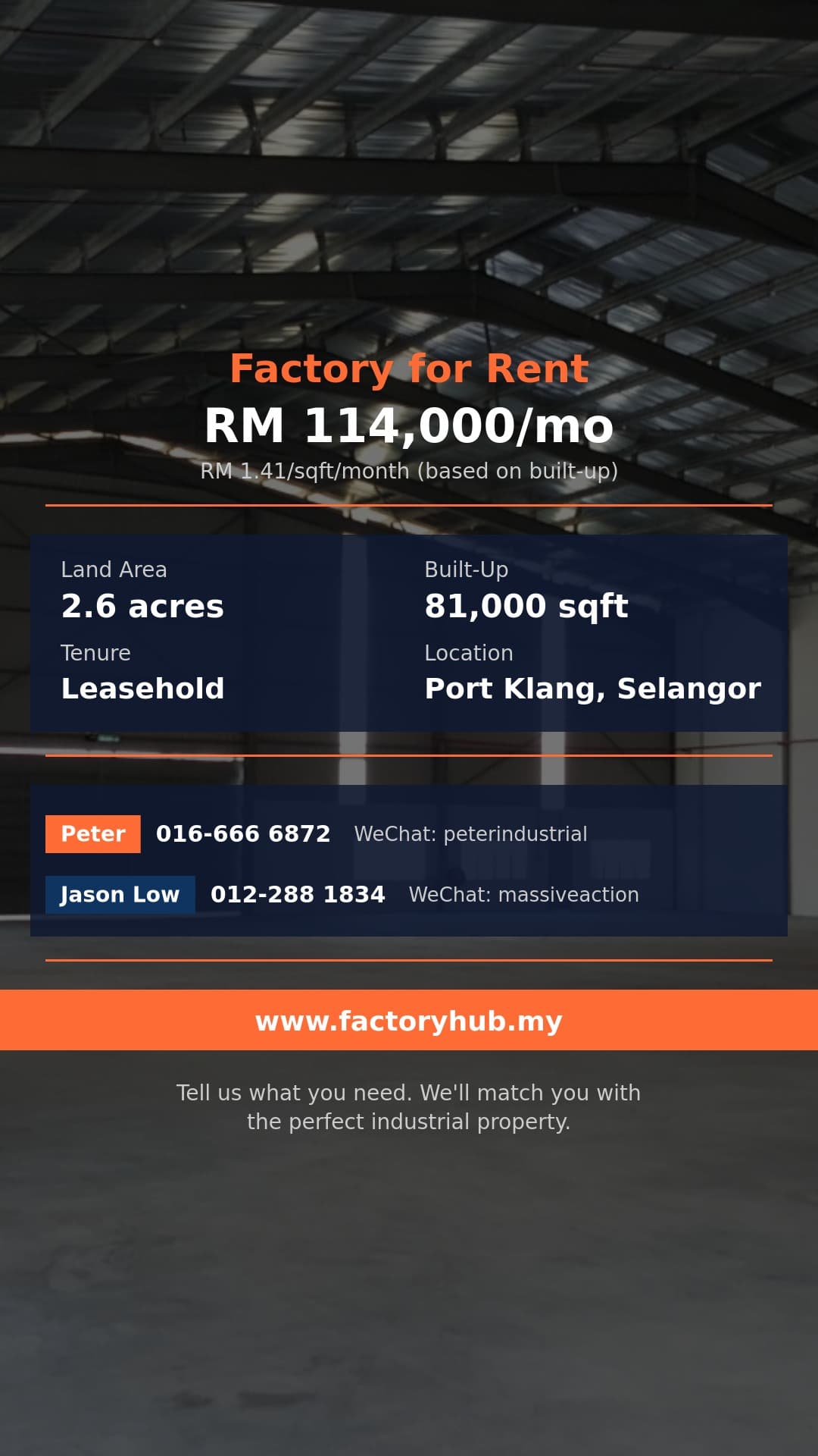 Factory For Rent - Detached Factory for Rent in Port Klang, Selangor - Port Klang, Selangor Factory For Rent - Detached Factory for Rent in Port Klang, Selangor - Port Klang, Selangor