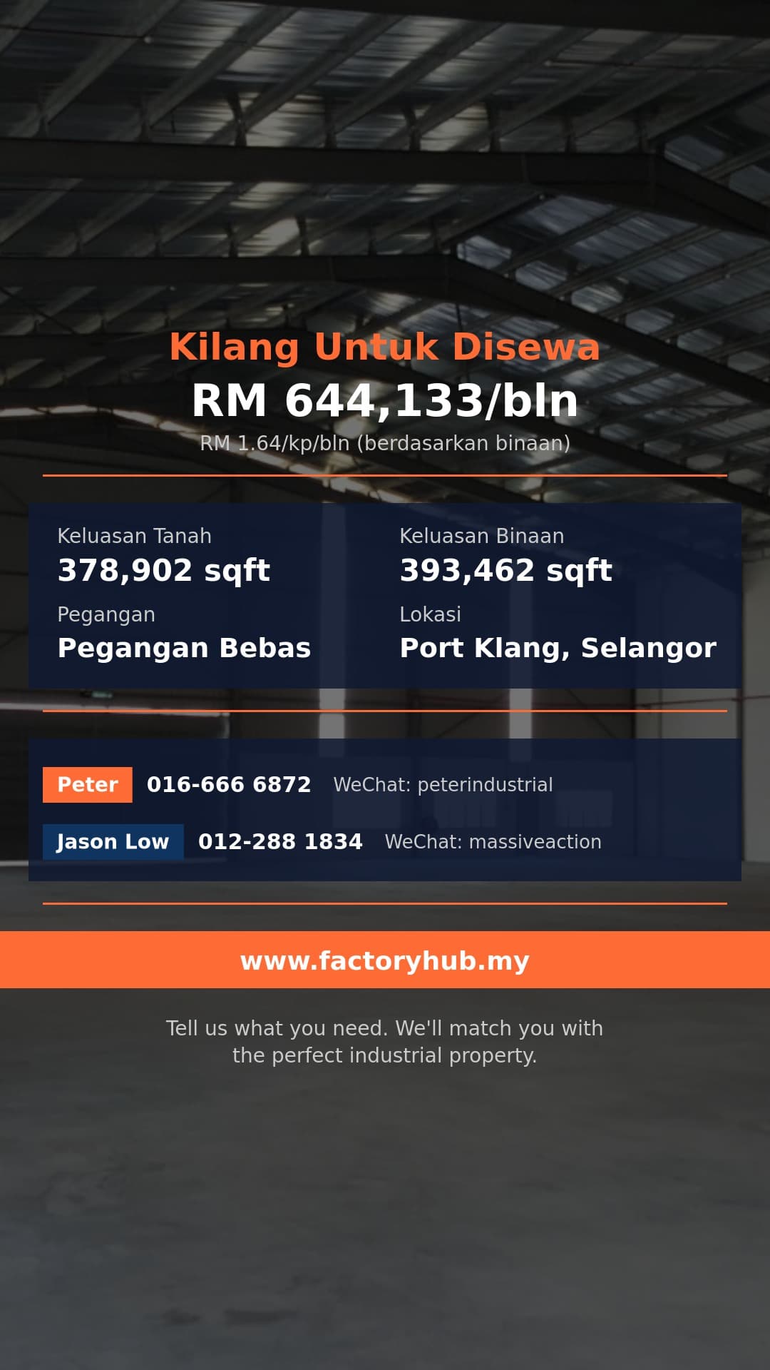 Kilang Untuk Disewa - Kilang Berasingan Untuk Disewa di North Port, Pelabuhan Klang - Port Klang, Selangor Kilang Untuk Disewa - Kilang Berasingan Untuk Disewa di North Port, Pelabuhan Klang - Port Klang, Selangor