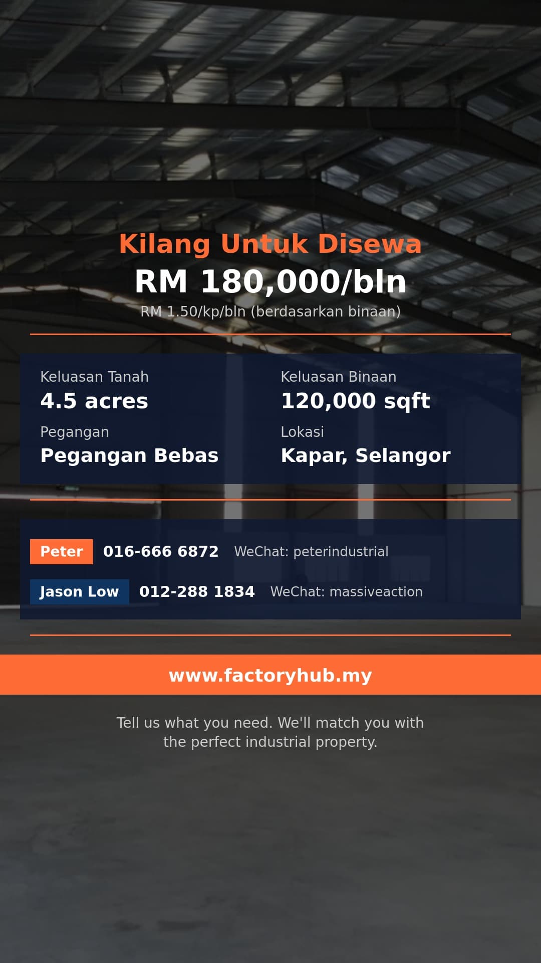 Kilang Untuk Disewa - Kilang Untuk Disewa di Taman Perindustrian Kapar, Selangor - Kapar, Selangor Kilang Untuk Disewa - Kilang Untuk Disewa di Taman Perindustrian Kapar, Selangor - Kapar, Selangor